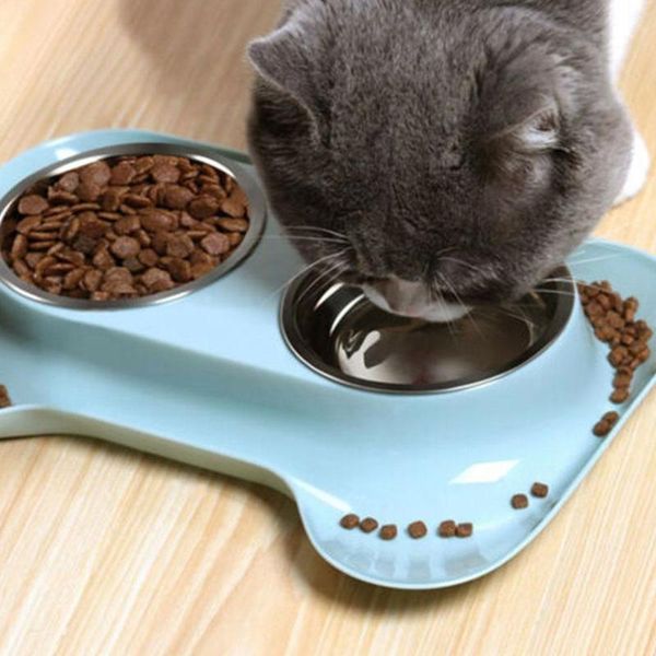 cat bowls & feeders feeder stainless steel dog double feeding pet bowl water dish
cat bowls & feeders feeder stainless steel dog double feeding pet bowl water dish