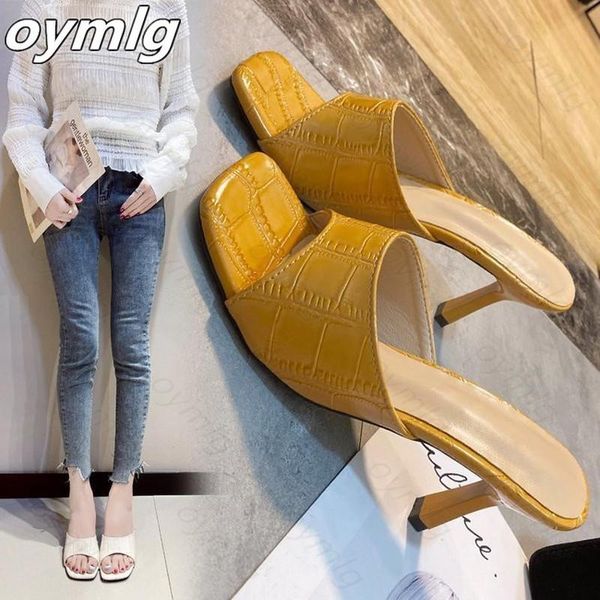 slippers women square open toe thin high heels slides fashion pumps party slip on gladiator style mules shoes 35-45, Black
slippers women square open toe thin high heels slides fashion pumps party slip on gladiator style mules shoes 35-45, Black