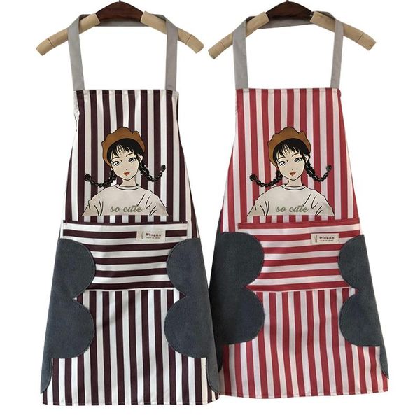 aprons fashion lovely apron female kitchen home cooking work clothes smock can wipe hands man's waterproof oil proof
aprons fashion lovely apron female kitchen home cooking work clothes smock can wipe hands man's waterproof oil proof