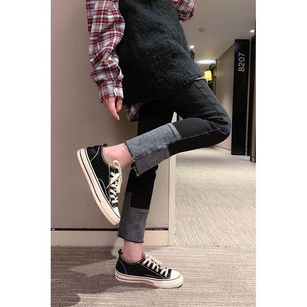 women's jeans woman pants spring 2021 large size stitching straight-leg mm stretch high-waisted trousers pantalones vaqueros mujer, Blue
women's jeans woman pants spring 2021 large size stitching straight-leg mm stretch high-waisted trousers pantalones vaqueros mujer, Blue