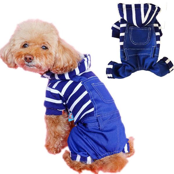 dog apparel blue white strips clothes pet jumpsuit denim pants hooded coat girl/boy puppy romper jacket spring xs-xl
dog apparel blue white strips clothes pet jumpsuit denim pants hooded coat girl/boy puppy romper jacket spring xs-xl