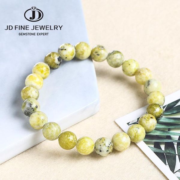beaded, strands jd men bracelets natural healing energy yellow grass turquoises bracelet polished 8 mm stone beads bangle elastic pulsera wo, Black
beaded, strands jd men bracelets natural healing energy yellow grass turquoises bracelet polished 8 mm stone beads bangle elastic pulsera wo, Black