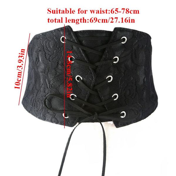 belts ladies lace waistband vintage elastic zipper belt waist seal shirt dress wide casual all-match adjustable, Black;brown
belts ladies lace waistband vintage elastic zipper belt waist seal shirt dress wide casual all-match adjustable, Black;brown