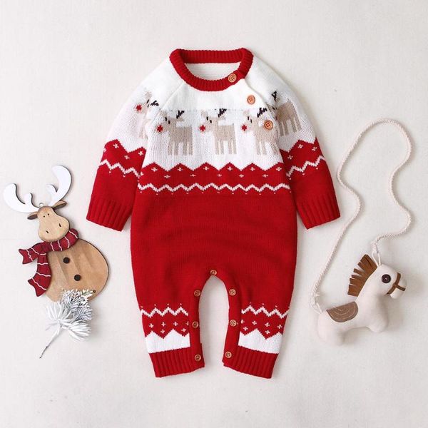 clothing sets infant baby boys christmas romper reindeer long sleeve elk printed pattern jumpsuit for girls clothes year's costume, White
clothing sets infant baby boys christmas romper reindeer long sleeve elk printed pattern jumpsuit for girls clothes year's costume, White