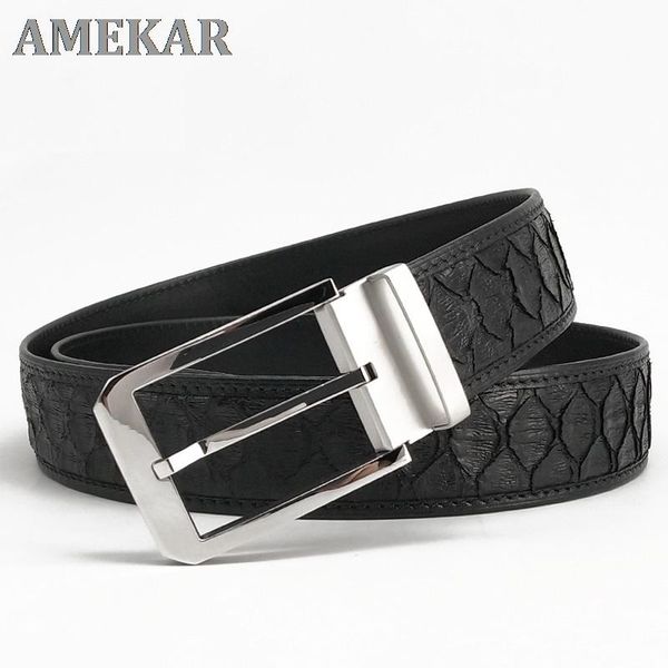 belts genuine snakeskin leather belt men luxury python snake skin waist 38mm stainless steel buckle strap for suits, Black;brown
belts genuine snakeskin leather belt men luxury python snake skin waist 38mm stainless steel buckle strap for suits, Black;brown
