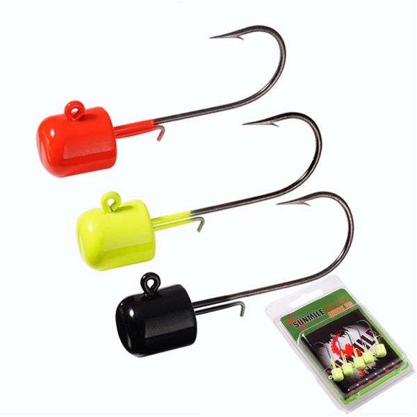 5 pcs fishing hook jig head soft lure bait tackle perch bass trout haken fishhook 2.5g/3.5g/5g/7g
5 pcs fishing hook jig head soft lure bait tackle perch bass trout haken fishhook 2.5g/3.5g/5g/7g