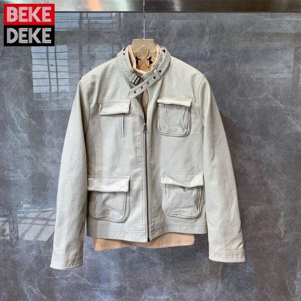 men's jackets 2021 autumn winter korean style concise o-neck slim biker jacket mens zippers pockets solid fashion vintage male coat, Black;brown
men's jackets 2021 autumn winter korean style concise o-neck slim biker jacket mens zippers pockets solid fashion vintage male coat, Black;brown