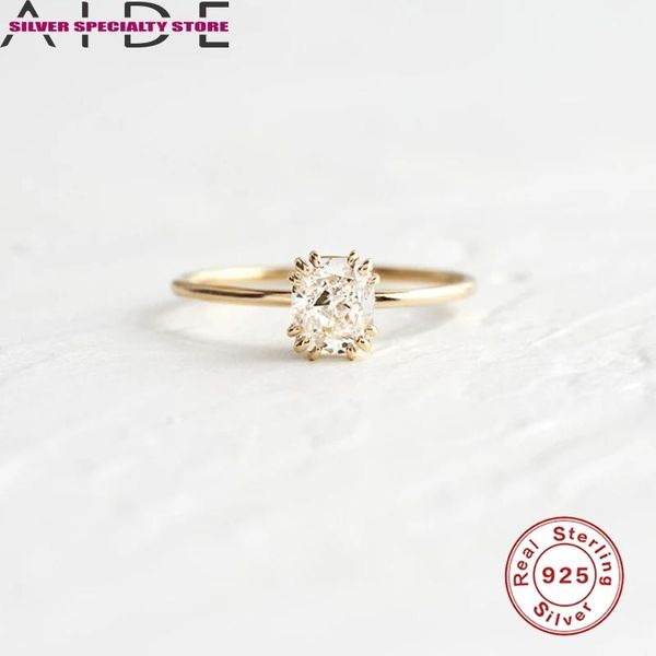cluster rings aide zircon engagement ring 100% 925 sterling silver anillos gold for women luxury fine jewelry wedding bague bijoux, Golden;silver
cluster rings aide zircon engagement ring 100% 925 sterling silver anillos gold for women luxury fine jewelry wedding bague bijoux, Golden;silver