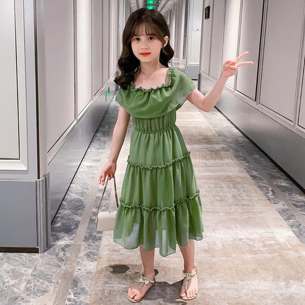 children dress girl clothes summer fashion kids baby girls off shoulder ruched solid princess dresses clothes kids dress set, Red;yellow
children dress girl clothes summer fashion kids baby girls off shoulder ruched solid princess dresses clothes kids dress set, Red;yellow