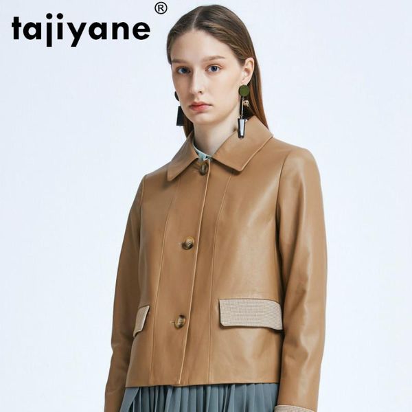 women's leather & faux tajiyane genuine jacket women real sheepshin coat 2021 autumn fashion 9c50309100 wpy754, Black
women's leather & faux tajiyane genuine jacket women real sheepshin coat 2021 autumn fashion 9c50309100 wpy754, Black