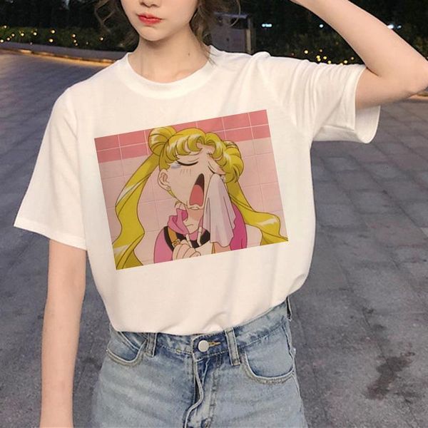 sailor moon harajuku ullzang t shirt women kawaii aesthetic t-shirt 90s graphic korean style tshirt funny anime tees female, White
sailor moon harajuku ullzang t shirt women kawaii aesthetic t-shirt 90s graphic korean style tshirt funny anime tees female, White