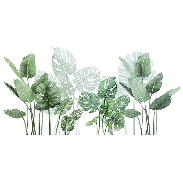 wall stickers green plants leaf tropical removable decals for family living room background decoration
wall stickers green plants leaf tropical removable decals for family living room background decoration