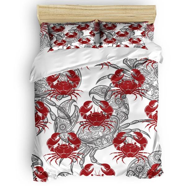 bedding sets animal red crab duvet cover set warm and comfortable bedroom supplies comforter 2/3/4pcs
bedding sets animal red crab duvet cover set warm and comfortable bedroom supplies comforter 2/3/4pcs