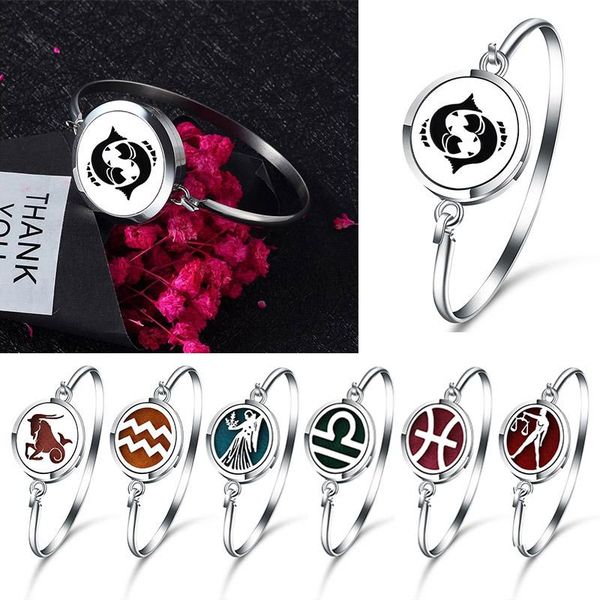 bangle pisces locket bracelet stainless steel essential oil diffuser perfume lockets jewelry fashion bracelets, Black
bangle pisces locket bracelet stainless steel essential oil diffuser perfume lockets jewelry fashion bracelets, Black