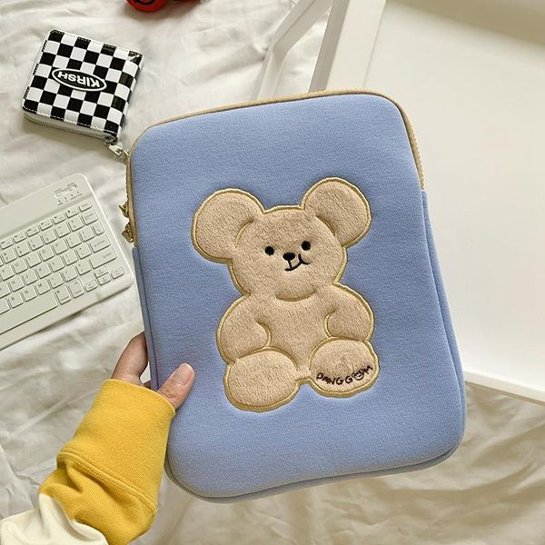 cosmetic bags & cases korean cartoon bear mac tablet case lapstorage bag for ipad pro 9.7 10.5 11 13 15inch cute sleeve inner pouch 9098
cosmetic bags & cases korean cartoon bear mac tablet case lapstorage bag for ipad pro 9.7 10.5 11 13 15inch cute sleeve inner pouch 9098