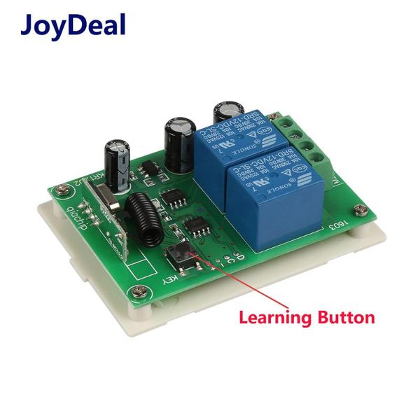 smart home control 433mhz universal wireless remote switch dc 12v 10a 2ch relay receiver module for motor forward and reverse controller
smart home control 433mhz universal wireless remote switch dc 12v 10a 2ch relay receiver module for motor forward and reverse controller