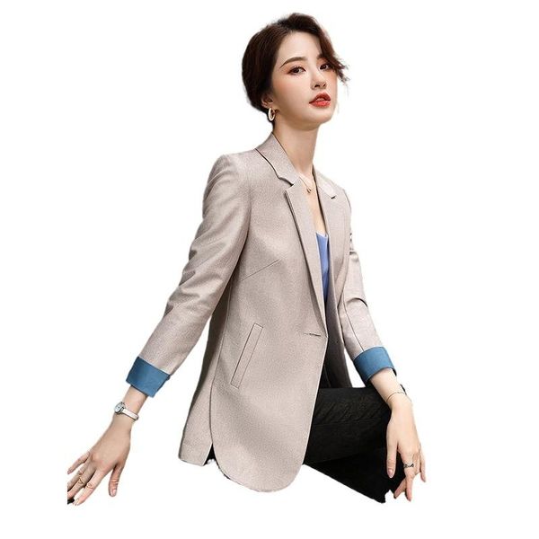 women's two piece pants suit spring korean style temperament fashion casual all-match jacket women, White
women's two piece pants suit spring korean style temperament fashion casual all-match jacket women, White