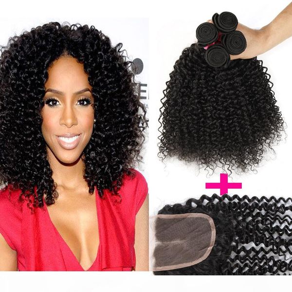 7a brazilian curly virgin hair 3 bundles with 1 lace closure or middle part brazilian kinky curly virgin hair bundles with closure, Black
7a brazilian curly virgin hair 3 bundles with 1 lace closure or middle part brazilian kinky curly virgin hair bundles with closure, Black