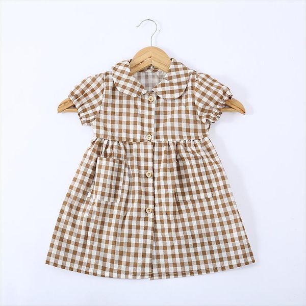 wholesale childrens summer adorable girl dress baby girls kid clothing causal brown checked, Red;yellow
wholesale childrens summer adorable girl dress baby girls kid clothing causal brown checked, Red;yellow