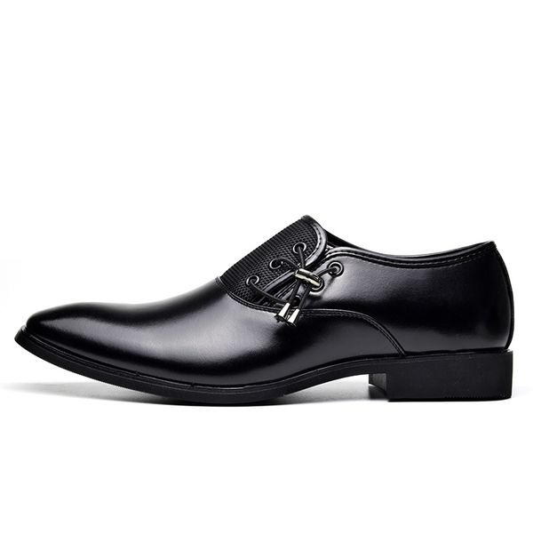 pu leather dress shoes for men formal shoes spring pointed toe wedding business footwear male fashion, Black
pu leather dress shoes for men formal shoes spring pointed toe wedding business footwear male fashion, Black
