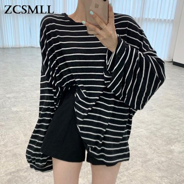 women's t-shirt zcsmll round neck contrast stripe women design loose big size long-sleeved shirt 2021 spring summer, White
women's t-shirt zcsmll round neck contrast stripe women design loose big size long-sleeved shirt 2021 spring summer, White