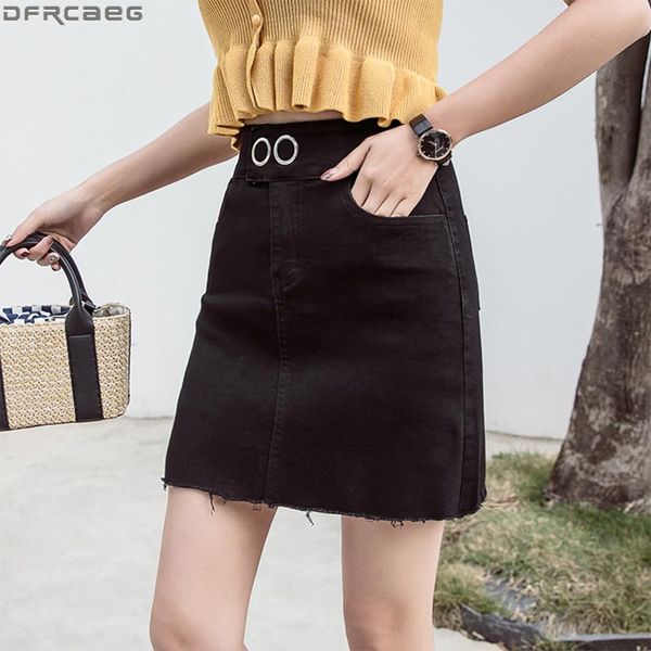 skirts fashion black white denim summer kawaii mini skirt high waist stretch saia jeans button a-line ladies
skirts fashion black white denim summer kawaii mini skirt high waist stretch saia jeans button a-line ladies