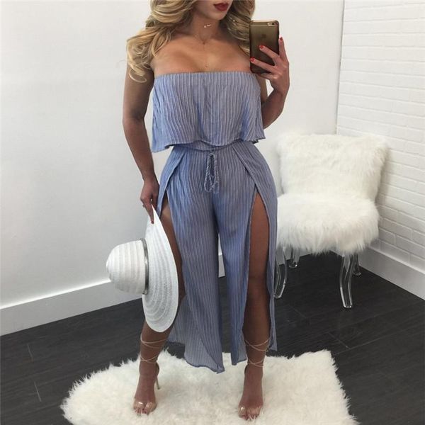 women's jumpsuits & rompers arrival ankle-length slit up with waist stripped beach night club fashion jumpers, Black;white
women's jumpsuits & rompers arrival ankle-length slit up with waist stripped beach night club fashion jumpers, Black;white