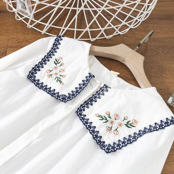 women's blouses & shirts lamtrip sweet kawaii square collar romantic floral surface embroidery long sleeve cotton shirt blouse mori gir, White
women's blouses & shirts lamtrip sweet kawaii square collar romantic floral surface embroidery long sleeve cotton shirt blouse mori gir, White