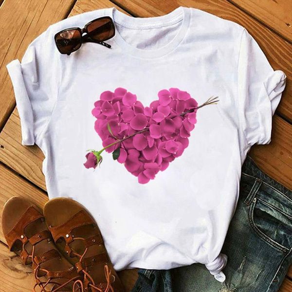 rose hearts casual harajuku women t shirts love printed tee summer female short sleeve for clothing, White
rose hearts casual harajuku women t shirts love printed tee summer female short sleeve for clothing, White
