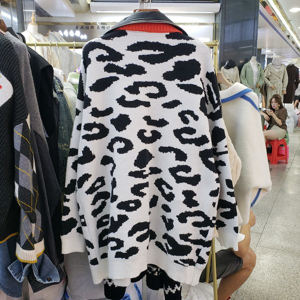 2021 spring fake two fashion large size knit leather jacket fashion trend leopard coat oversize ladies zipper outerwear, Black;brown
2021 spring fake two fashion large size knit leather jacket fashion trend leopard coat oversize ladies zipper outerwear, Black;brown