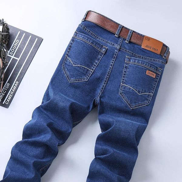 men's jeans 2021 autumn classic black blue slim-fit business cotton elastic regular fit denim pants male brand trousers
men's jeans 2021 autumn classic black blue slim-fit business cotton elastic regular fit denim pants male brand trousers