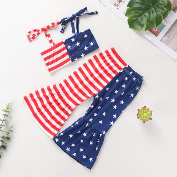 clothing sets born baby camisole + flared pants infant celebrating independence day american flag print festive, White
clothing sets born baby camisole + flared pants infant celebrating independence day american flag print festive, White