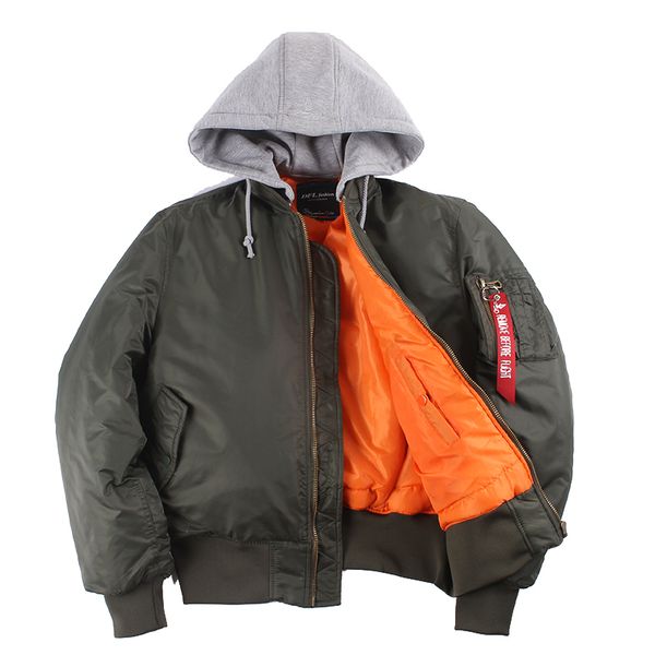 2021 new winter ma-1 hooded streetwear hip hop coat clothes flight air force pilot jacket men 8eb3, Black
2021 new winter ma-1 hooded streetwear hip hop coat clothes flight air force pilot jacket men 8eb3, Black