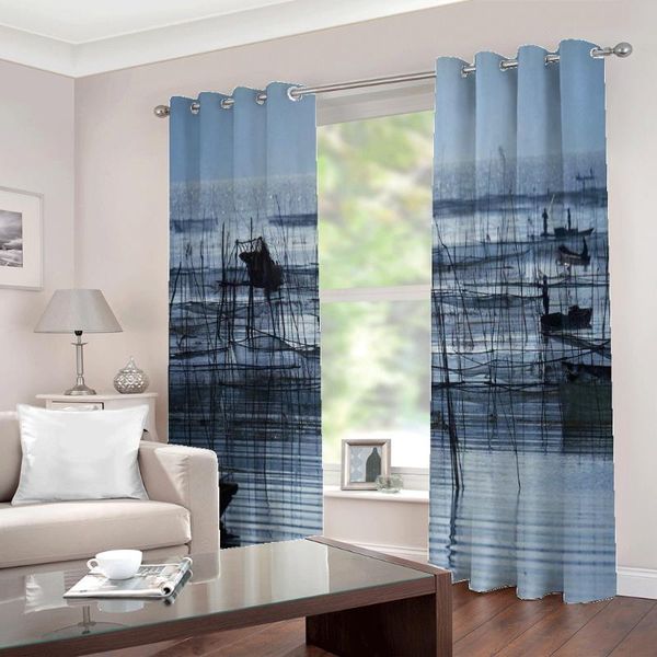 curtain & drapes custom sea reed boat scenery polyester fabric window for living room bedroom half-blackout sets home decor
curtain & drapes custom sea reed boat scenery polyester fabric window for living room bedroom half-blackout sets home decor