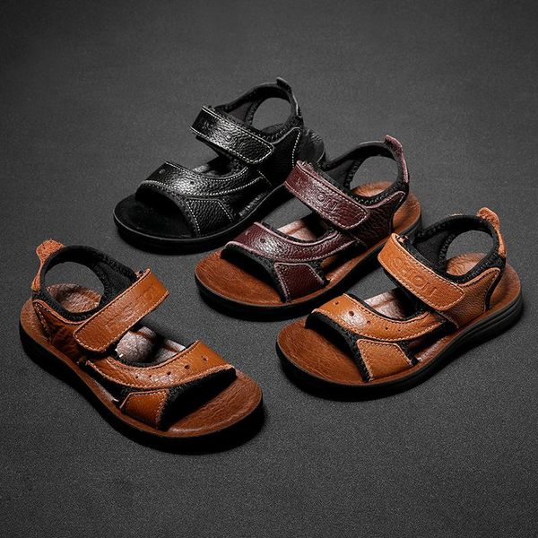 sandals 2021 summer boys' fashion middle school children's soft soled black beach shoes trend, Black;red
sandals 2021 summer boys' fashion middle school children's soft soled black beach shoes trend, Black;red