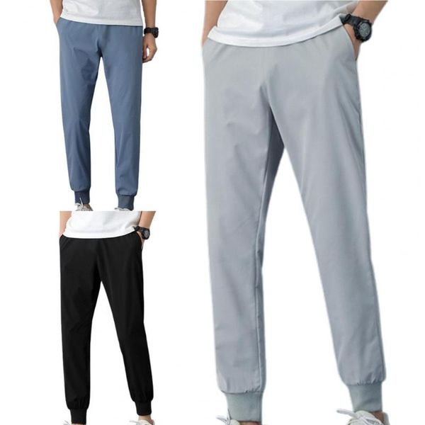 men's pants ankle tied summer trousers solid color ankle-length pencil men straight sports male clothing for club, Black
men's pants ankle tied summer trousers solid color ankle-length pencil men straight sports male clothing for club, Black
