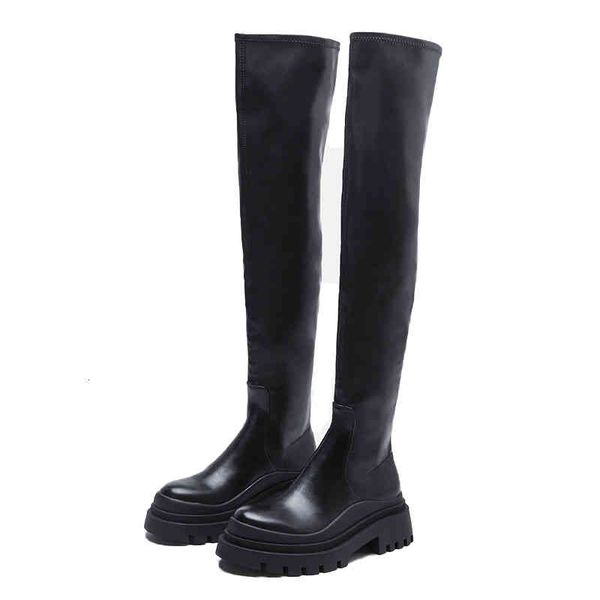 boots female fashion mark on knee high platform boots square heels quality black leather shoes winter fall 3gs5
boots female fashion mark on knee high platform boots square heels quality black leather shoes winter fall 3gs5