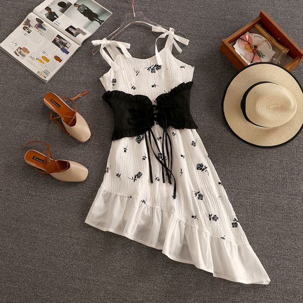 casual dresses summer fashion floral strap long women sleeveless elegant vintage y2k party beach robes ytm6, Black;gray
casual dresses summer fashion floral strap long women sleeveless elegant vintage y2k party beach robes ytm6, Black;gray