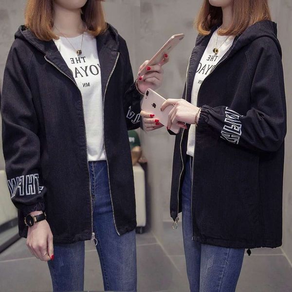 cool coat and denim 80-200kg women's spring fat autumn mm loose korean fashion slim casual windbreaker, Black;brown
cool coat and denim 80-200kg women's spring fat autumn mm loose korean fashion slim casual windbreaker, Black;brown