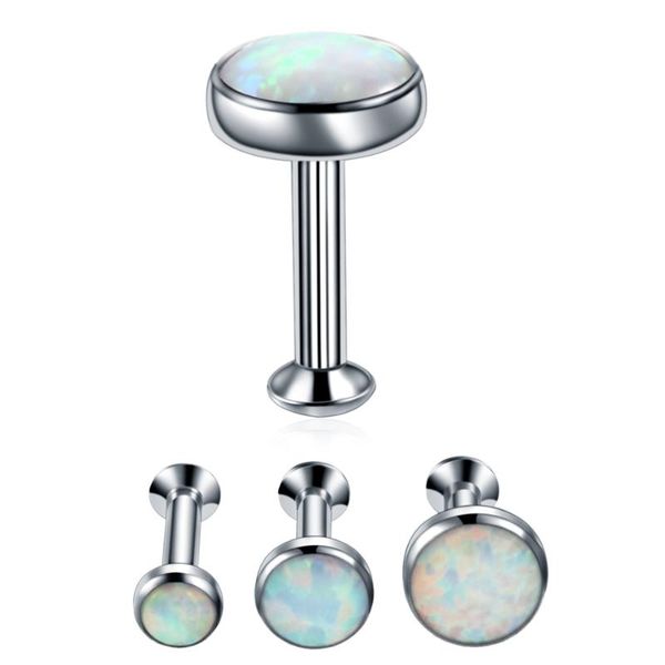 stud 1pc titanium opal earrings 2021 trend korean fashion women ear flat tragus cartilage piercing body jewelry gifts, Golden;silver
stud 1pc titanium opal earrings 2021 trend korean fashion women ear flat tragus cartilage piercing body jewelry gifts, Golden;silver
