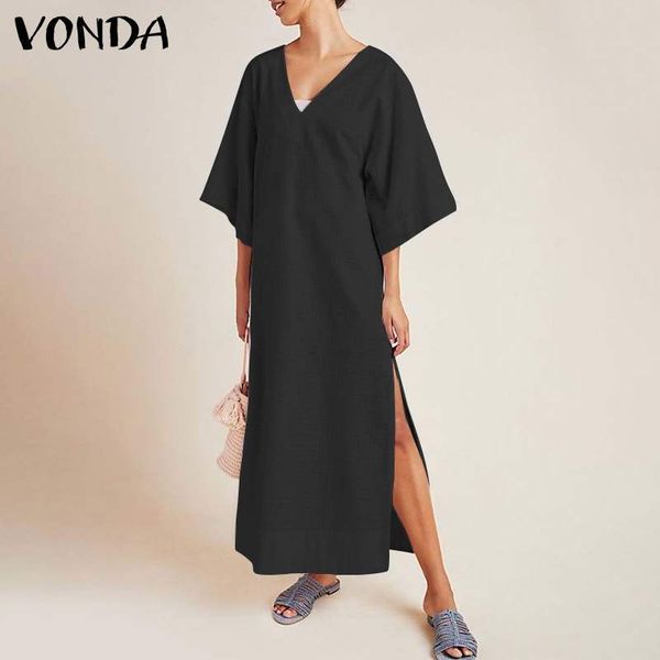 new solid women casual three quarter maxi long bohemian sun 2021 party vestidos femme robe plus size e6uu, Black;gray
new solid women casual three quarter maxi long bohemian sun 2021 party vestidos femme robe plus size e6uu, Black;gray