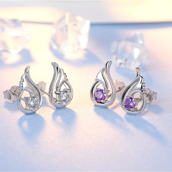 stud wholesale earrings jewelry fancy gift sterling silver with box zircon for women, Golden;silver
stud wholesale earrings jewelry fancy gift sterling silver with box zircon for women, Golden;silver