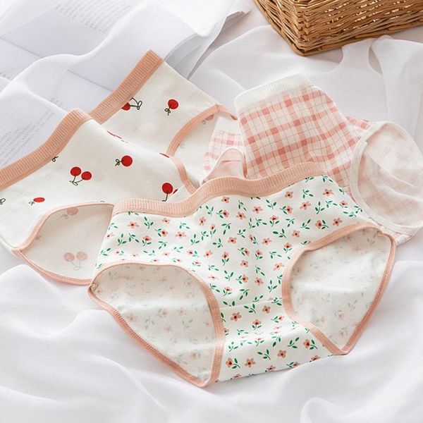 women's panties dingdnshow 3pcs pantise girls cotton print flor mid rise breathable briefs fruit underwear women, Black;pink
women's panties dingdnshow 3pcs pantise girls cotton print flor mid rise breathable briefs fruit underwear women, Black;pink