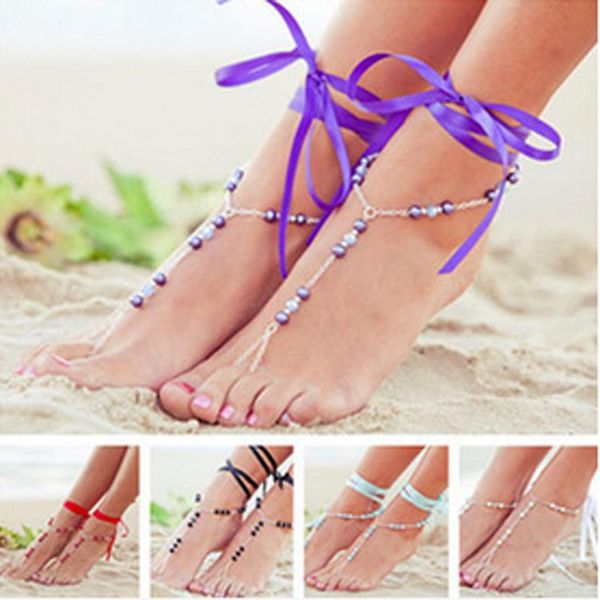 anklets bohemia fashion handmade ribbon on leg silver color metal chain toe rings anklet classic foot jewelry for women, Red;blue
anklets bohemia fashion handmade ribbon on leg silver color metal chain toe rings anklet classic foot jewelry for women, Red;blue