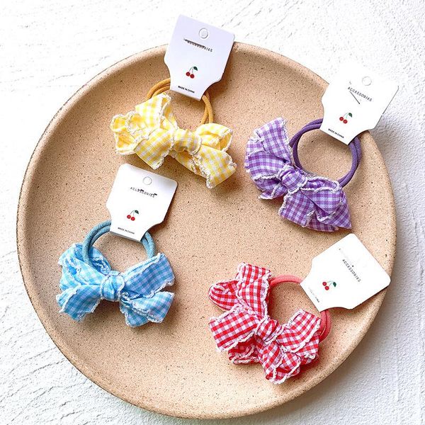 hair accessories children's bowknot ties girl princess plaid rubber bands, Slivery;white
hair accessories children's bowknot ties girl princess plaid rubber bands, Slivery;white