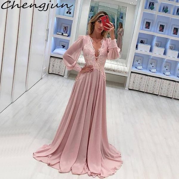 party dresses chengjun pink puff sleeve deep v neck lace embellished chiffon a-line prom, White;black
party dresses chengjun pink puff sleeve deep v neck lace embellished chiffon a-line prom, White;black
