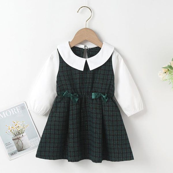 girl's dresses winter 2021 arrivals girls dress velvet long sleeve o neck patchwork blackish green cute streetwear vestidos 0-24m, Red;yellow
girl's dresses winter 2021 arrivals girls dress velvet long sleeve o neck patchwork blackish green cute streetwear vestidos 0-24m, Red;yellow