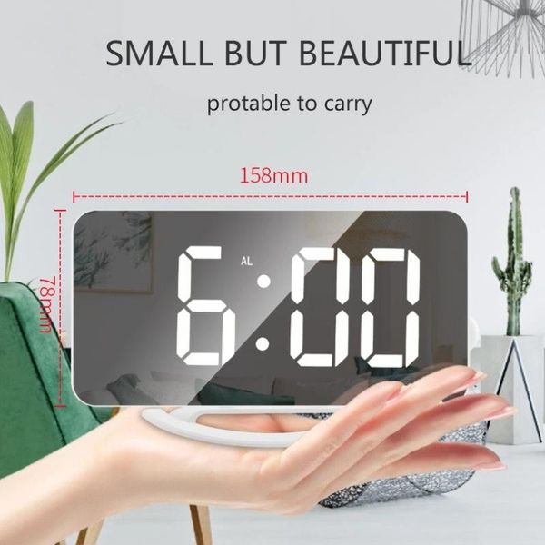 other clocks & accessories led mirror alarm clock deskdigital projector electric usb auto light sensor table adjustable home decor
other clocks & accessories led mirror alarm clock deskdigital projector electric usb auto light sensor table adjustable home decor