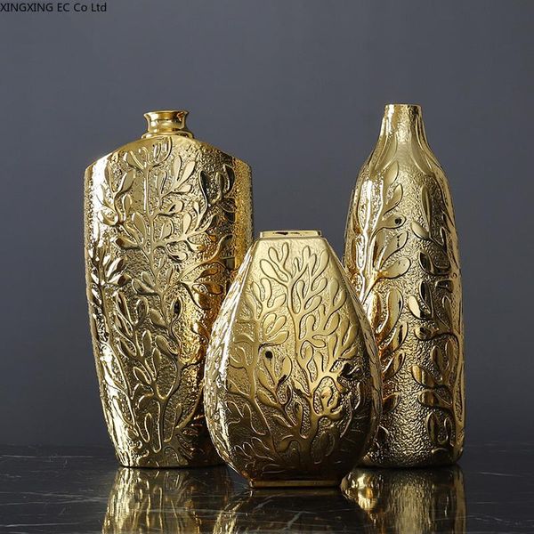 classical golden vase decoration ceramic villa living room l office decoration flower arrangement accessories
classical golden vase decoration ceramic villa living room l office decoration flower arrangement accessories