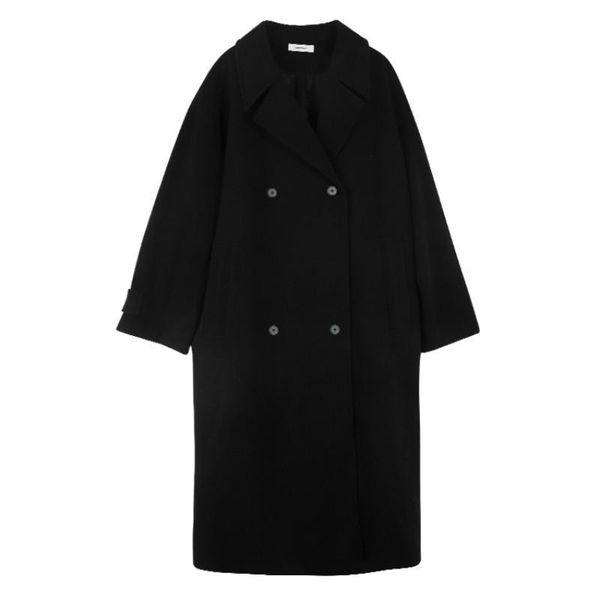 women's wool & blends autumn woolen coat women long loose black trench winter 2021 warm outwear cappotto donna eb50mn
women's wool & blends autumn woolen coat women long loose black trench winter 2021 warm outwear cappotto donna eb50mn
